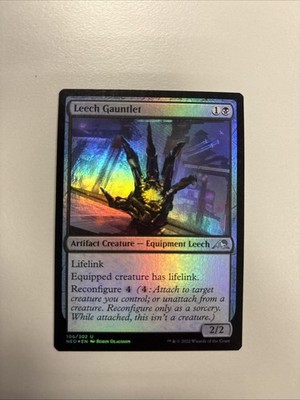 Leech Gauntlet Magic The Gathering Foil 106/302 NEO 