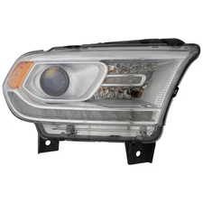 Halogen Headlight Lamp for 14-15 Dodge Durango Chrome w/DRL Passenger Right