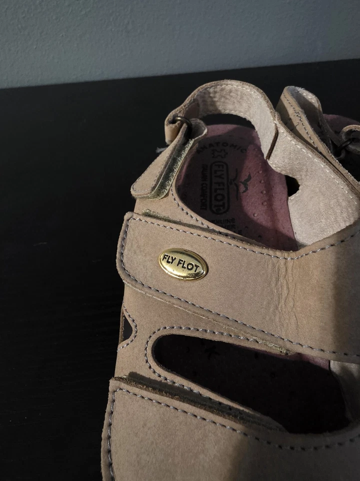 Fly Flot итальянский комфорт замшевые женские сандалии - Изображение 2 из 4