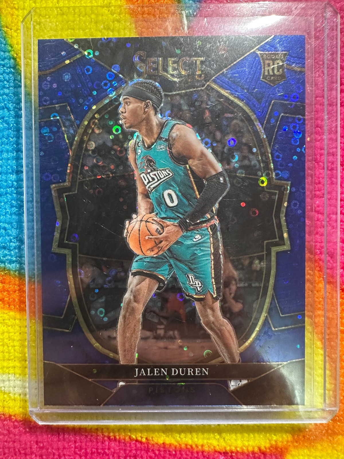Jalen Duren 2022 Panini Select Rookie RC Concourse Blue Disco /25 Sp