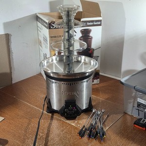 Sephra Elite Fondue Fountain Chocolate Carmel Cheese