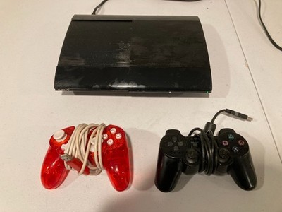 Sony PlayStation 3 Super Slim CECH-4001C Console 2 Controllers