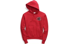 Champion Big C Patch Logo Hooded Sweatshirt