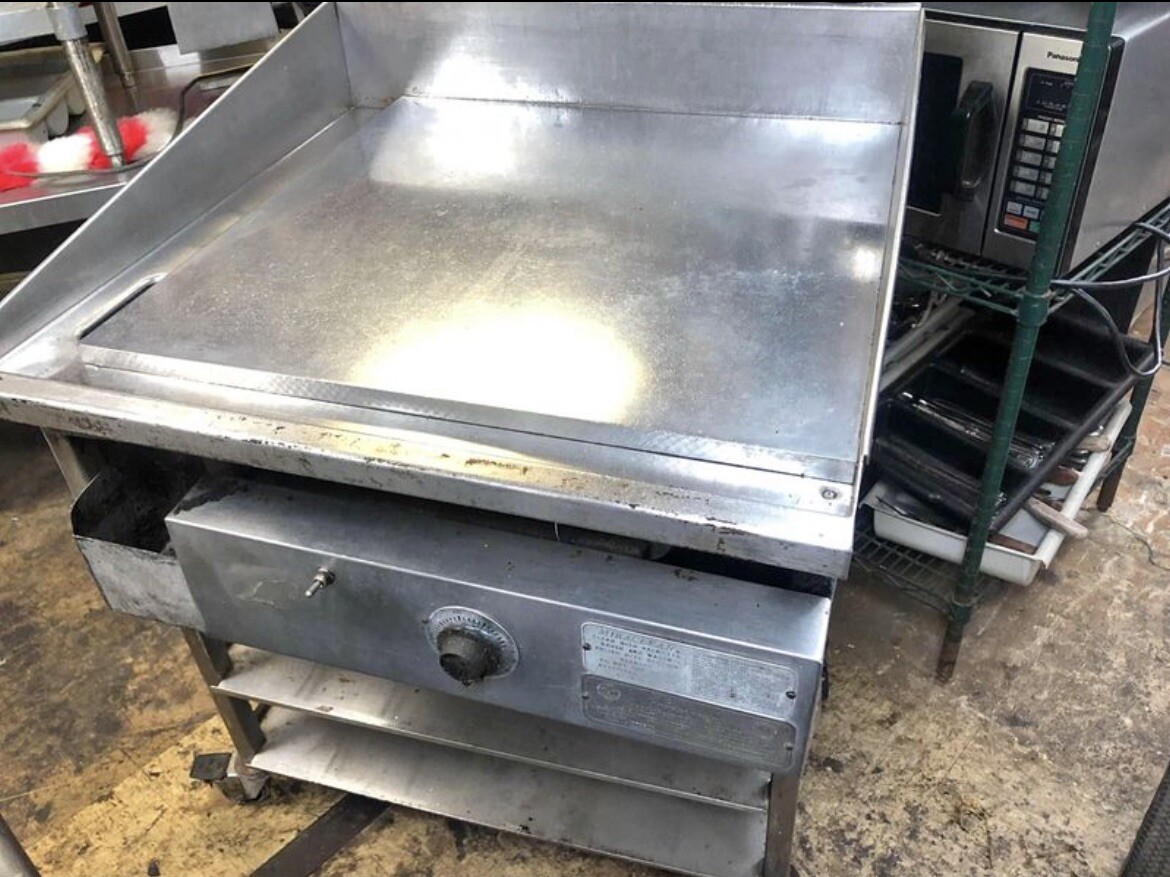Secondhand Catering Used Commercial Gas Griddle For Sale