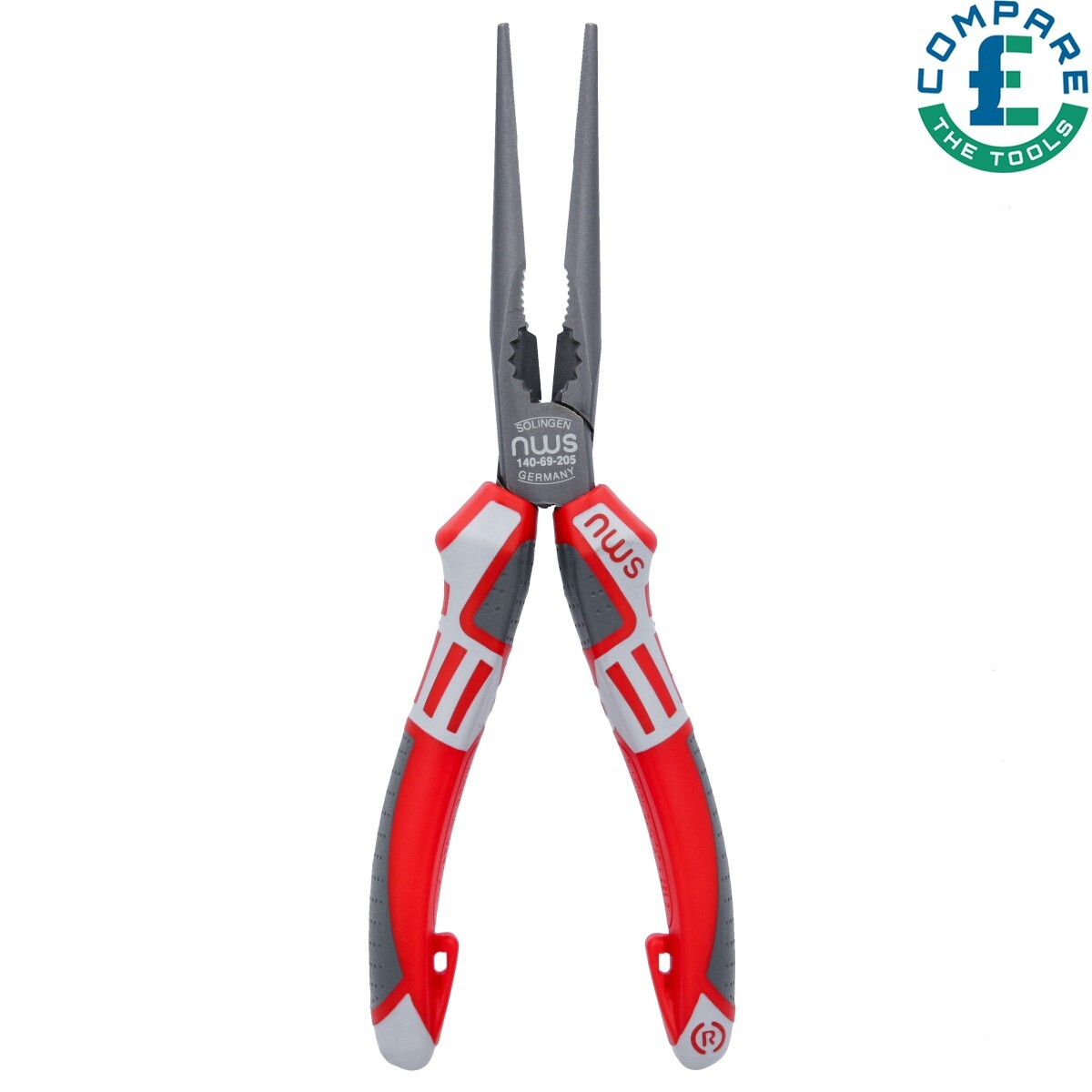 NWS N140-69-205-SB Long Nose Pliers 3K 205mm