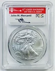 2020-(S) $1 Silver Eagle PCGS MS70 FDI Emergency Issue Mercanti Sig Bridge Label