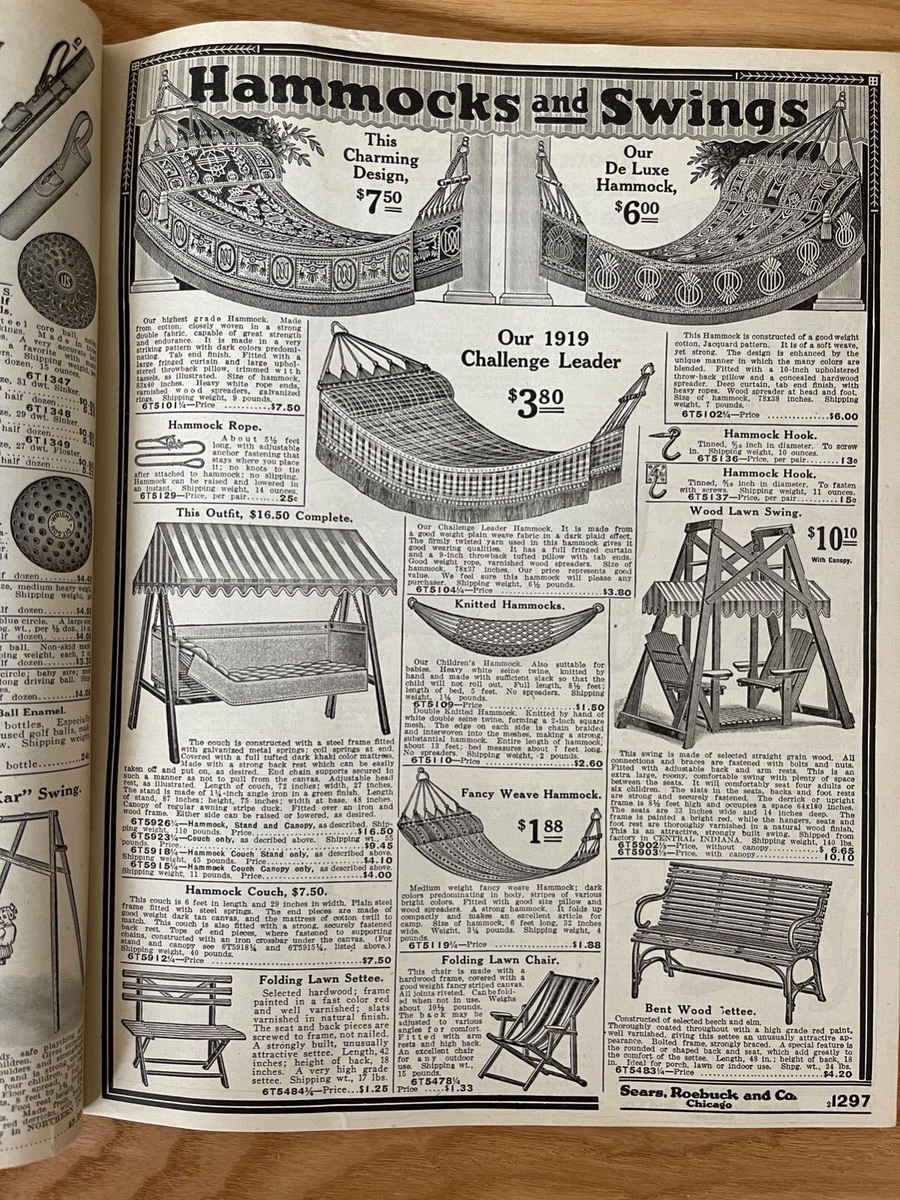 Antique RARE SEARS ROEBUCK 1919 Sporting Goods Catalogue in great