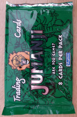 Jumanji 8 Trading Cards Robin Williams 1995 Skybox Sealed Tasche