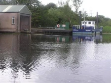 Photo 6x4 Near Portora Enniskillen Moored near the bank is the Inish Deva c2009