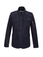 DIESEL J-REBEL NAVY JACKET SIZE S 100% AUTHENTIC