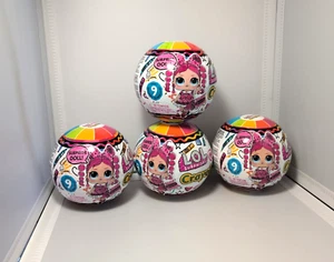 4 Lot Surprise L.O.L. Crayola Toys - Collectible Doll, 7 Surprises Color Pencil
