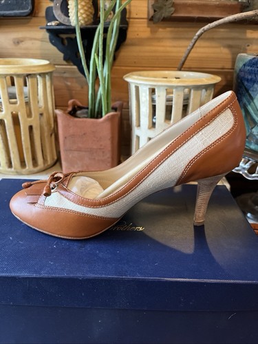 Brooks Brothers Size 7.5 Spectator Heels With Fringe And Tassels - Picture 6 of 8