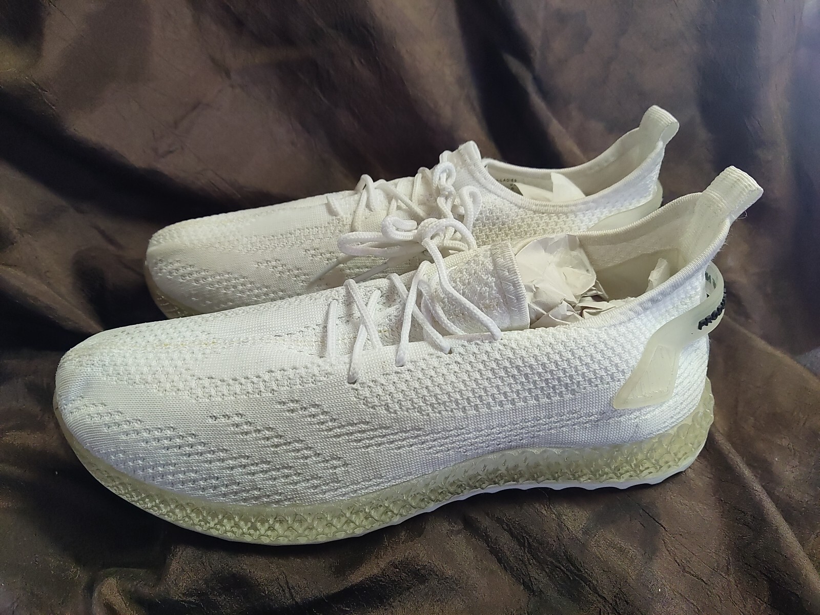 Scarpe da ginnastica bianche PONY PP2 Yasso donna taglia 7 Flyknit sneakers slip on