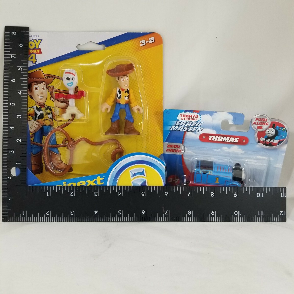 Thomas TrackMaster Push Along Metal Engine & FORKY WOODY Toy Story
