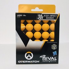 NERF Rival Overwatch Balls 30x High Impact Rounds Refill Pack Age 14 