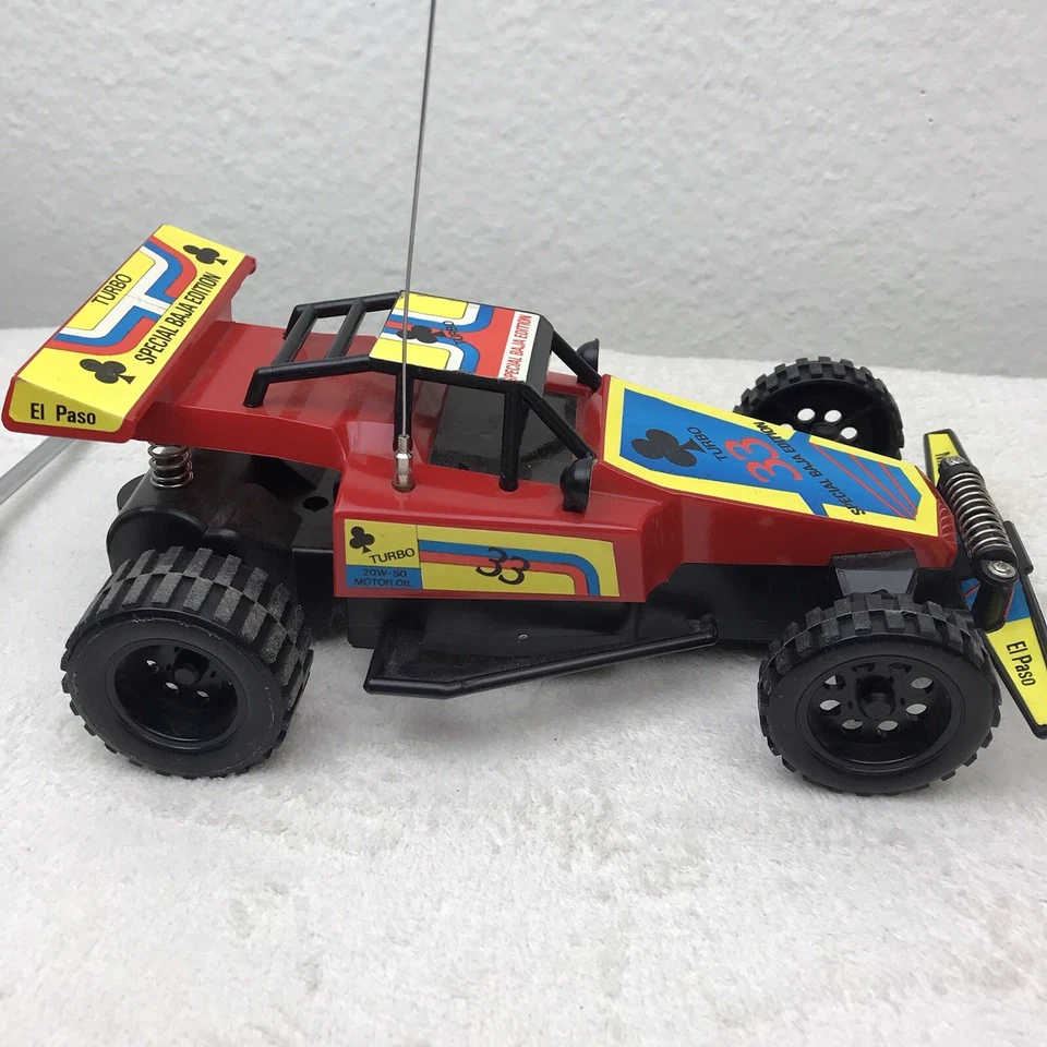 Mini Hopper Battery Operated Remote Control Vtg Sports Car WORKING Condition - Image 2 of 4