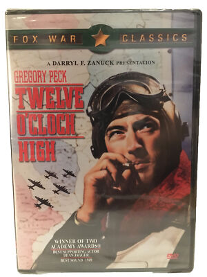 Twelve O clock High (DVD, 2001) Gregory Peck! Bonus Features! Brand New! Sealed!