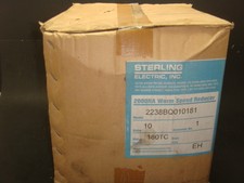 STERLING, 2000RA WORM SPEED REDUCER, 2238BQ010181, RATIO 10:1 NEW IN FACTORY BOX