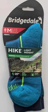BRIDGEDALE HIKE LIGHT WEIGHT MERINO PERFORMANCE HEATHER BOOT HEIGHT SOCKS MEDIUM