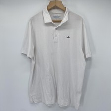 Vineyard Vines Polo Shirt Mens Large Short Sleeve Basic White Edgartown Polo