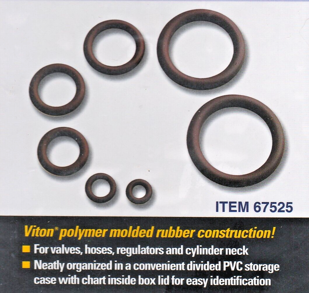 Viton ORing Assortment 180 Pcs Viton Polymer Molded Rubber with Case New eBay
