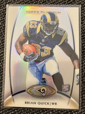 2012 Topps Platinum #125 Brian Quick RC St. Louis Rams
