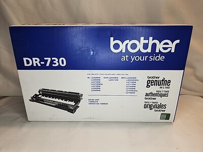 NEW GENUINE - BROTHER DR-730 DRUM UNIT - DR730 12,000 PAGES - SEALED UGLY BOX