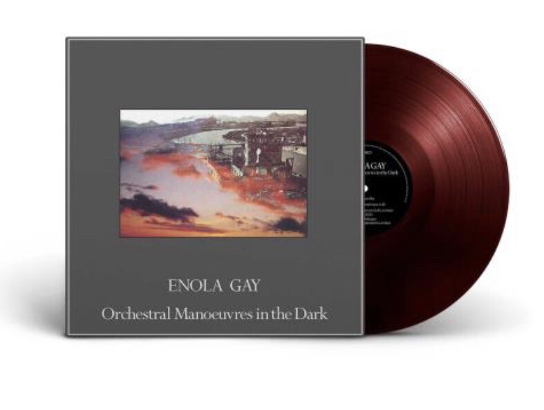 Orchestral Manoeuvres in the Dark LPレコード ORCHESTRAL MANOEUVRES IN THE DARK Enola Gay OXBLOOD red