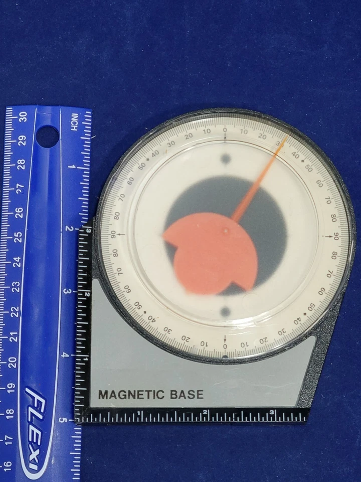 Vintage GearWrench Dial Gauge Angle Finder With Magnetic Base  - Image 3 of 4
