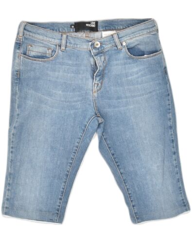 MOSCHINO Womens Denim Shorts W30 Medium Blue Cotton XN07 - Picture 1 of 3