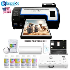 Lancelot M1630Pro DTF Printer Bundle with Oven & Laptop - Auto Maintenance Start