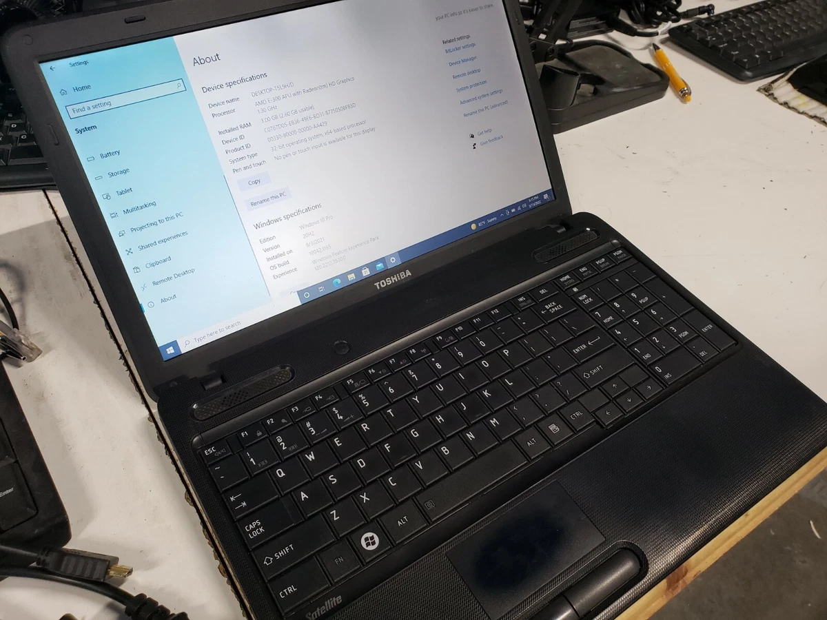Dalle d'écran Toshiba Satellite C655 C655D