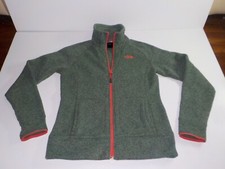 The North Face Womens Green Full Zip Fleece Jacket Better Sweater Small