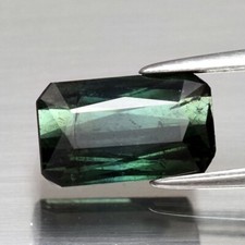 2.28 CT Turmalina Natural Verde Azulado Sin Calefacción Mozambique(Ver Vídeo)