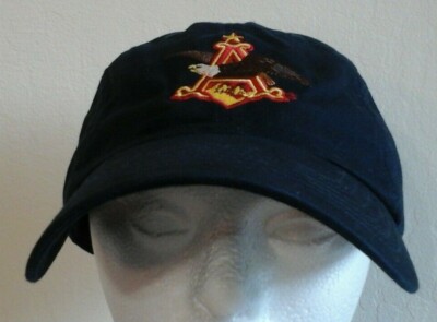 Anheuser Busch Budweiser Slide Adjustable Hat Fairfield Brewery Tour--VGC!