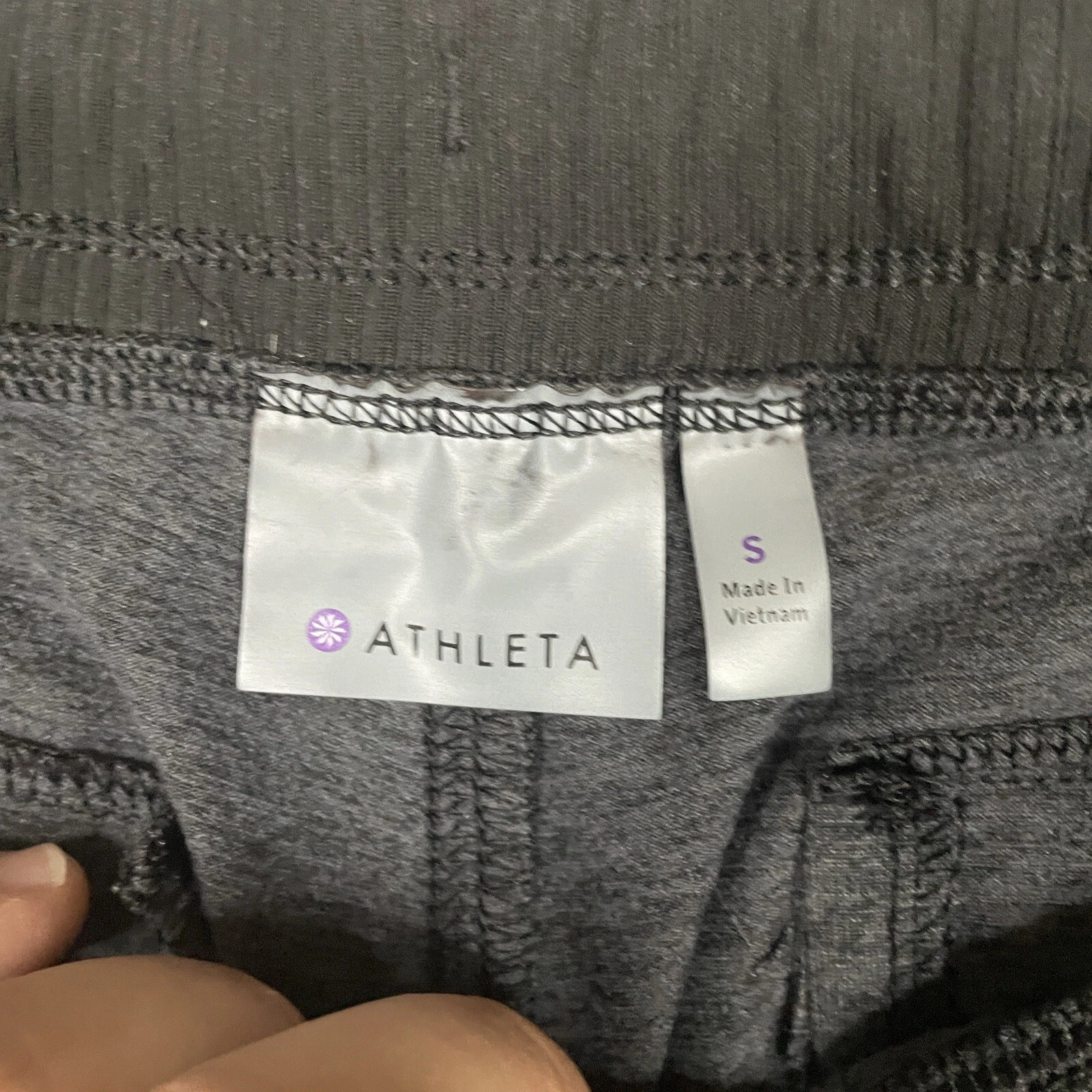 athleta flux street jogger heather zip pockets ankles pants