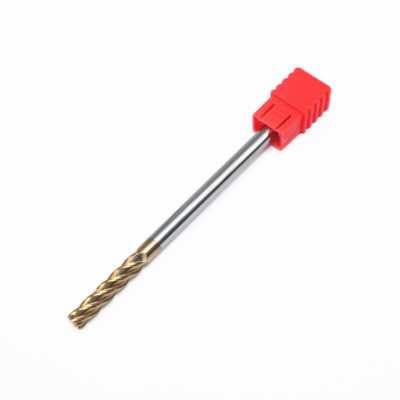 HRC62 5MM Extra Long Shank 100mm Tungsten Carbide 4 Flutes End Mill CNC Cutter