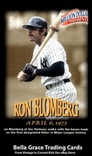 1997-98 Fleer Million Dollar Moments Ron Blomberg #39 New York Yankees MLB 
