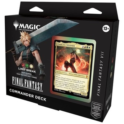 FINAL FANTASY Deluxe Commander Kit Limit Break FF7 VII Cloud MTG