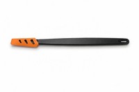 Tupperware Griffbereit Kleiner Top-Schaber Schwarz-Orange Teigspachtel Schmal