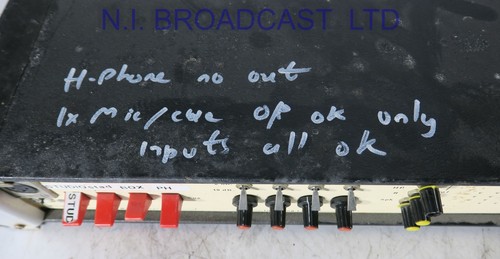 MPD analog audio 4 channel mic / cue box unit with 5x lars lundahl LL1540 buil - Picture 9 of 22