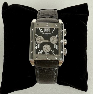 Raymond Weil - Tango Chronograph 4881 With Black Leather Strap 37 MM
