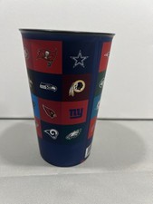 NFL Team Logos Plastic Tumbler Cup Dynamic Drinkware All Teams USA