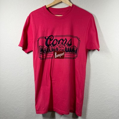 Men's American Needle Coors Banquet Red T-Shirt Size S NEW