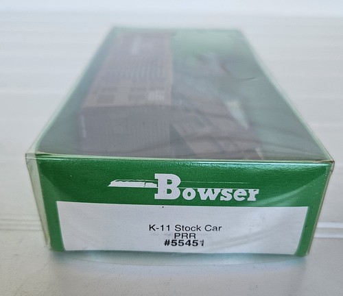 Kit de tren Bowser escala HO K-11 Stock Car Pennsylvania PRR 130506 #55451 nuevo | Condition: Used
