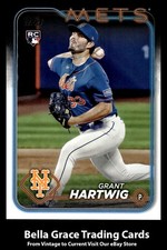 2024 Topps Series One Grant Hartwig #130 New York Mets Rookie MLB Baseball 