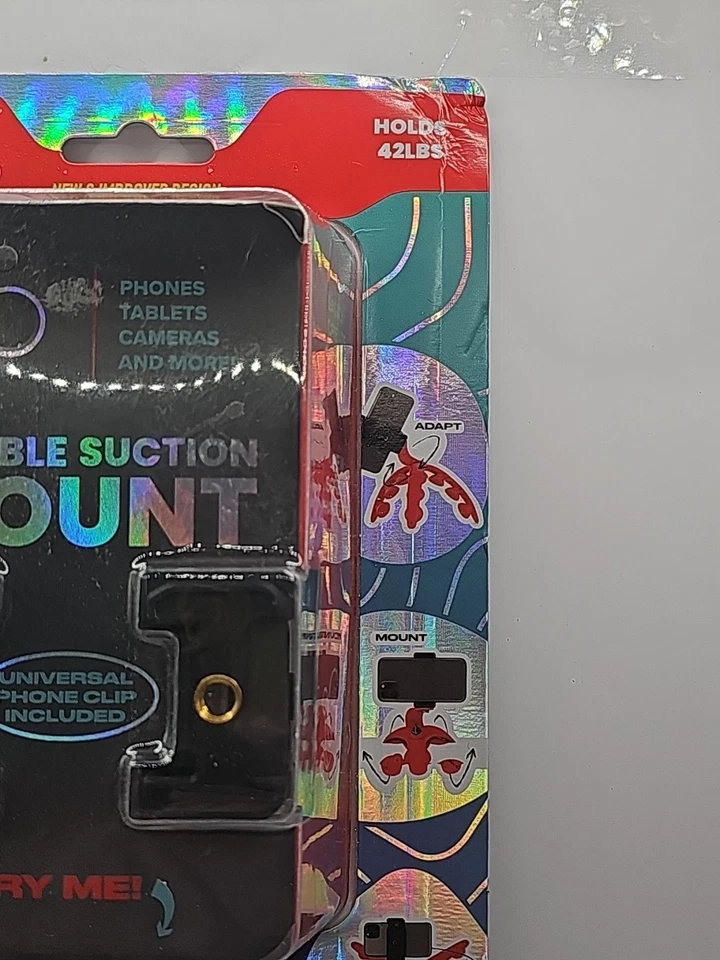 Tenikle Pro Tripod Bendable Flexible Suction Cup Phone and Camera Mount Red - Image 4 of 4