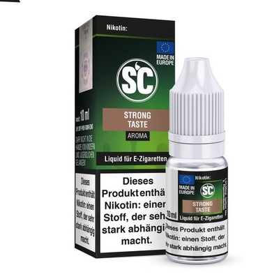 SC Liquid Strong Taste Tabak 10 ml (1x 12mg Nikotin/ml = 12mg Nikotin/ml)