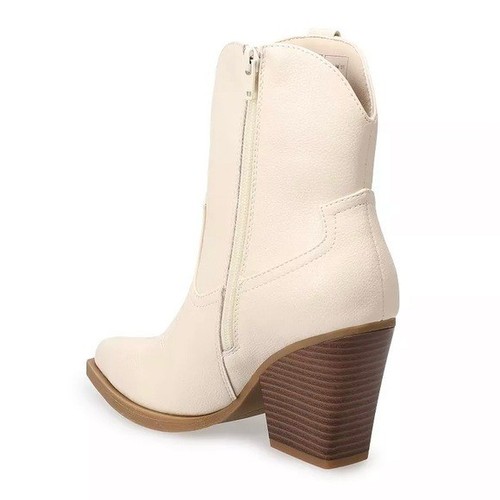 NIB SO Tapanga Short Western Boot White Size 9.5 - Picture 3 of 4