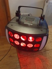 DJ Party Light 4in1 RGBW Derby Beam LED Strobe Pattern Marquee Effect DMX